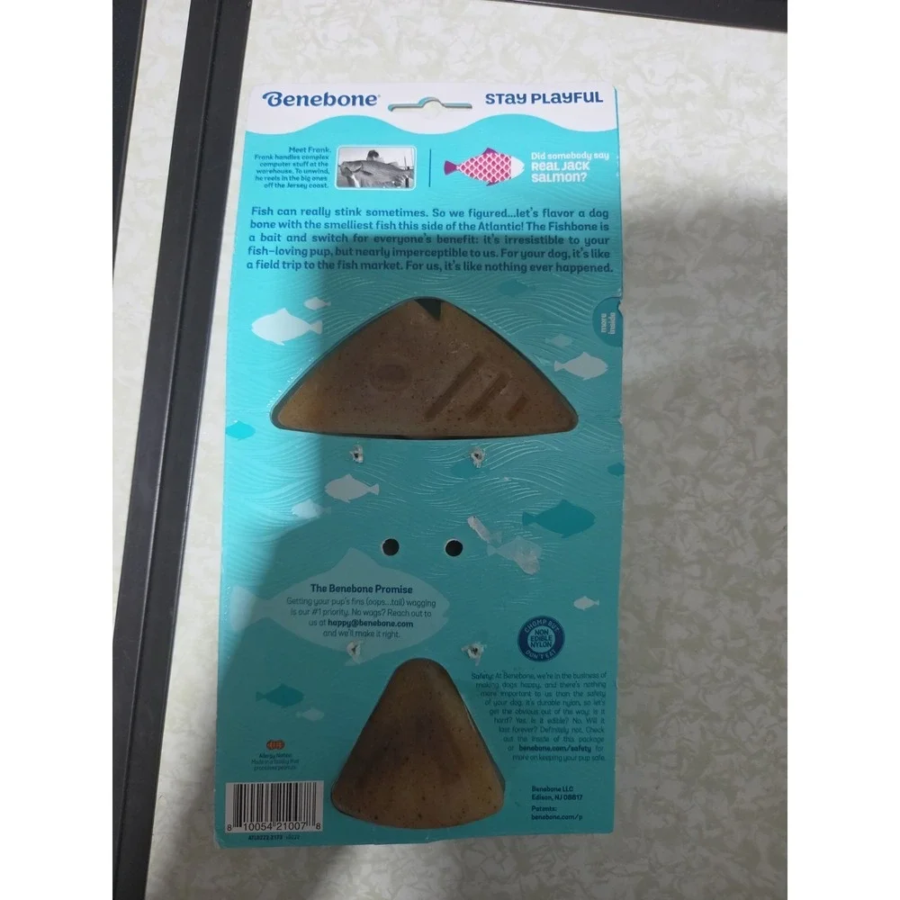 Benebone fishbone dog